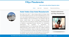 Desktop Screenshot of fiftysplauderecke.info